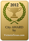 2012  City AWARD by  VictoriaTexas.com
