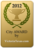 2012  City AWARD by  VictoriaTexas.com